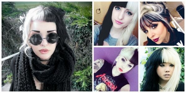 Ασπρόμαυρα μαλλιά!Ένα ιδιαίτερο στυλ των δύο άκρων στο μαλλί σας! 5