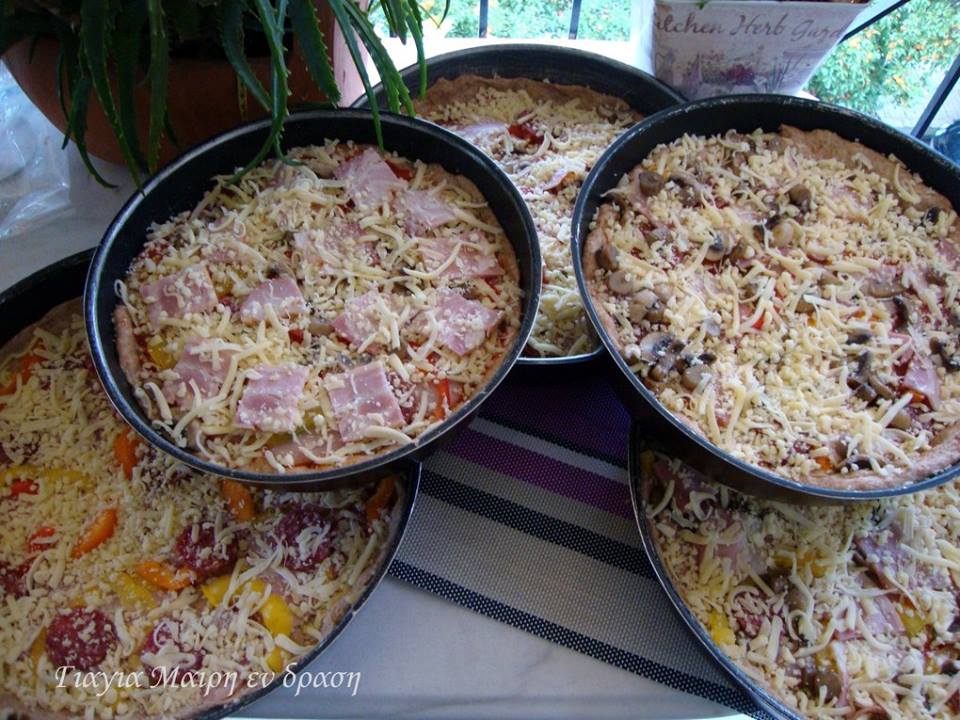 ζυμη πιτσάς για καταψύξη_