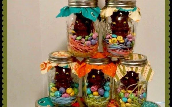 Βαζάκια με σοκολατένια λαγουδακια