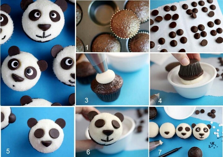 Kung fu panda cupcakes:Συνταγή για παιδικό πάρτυ