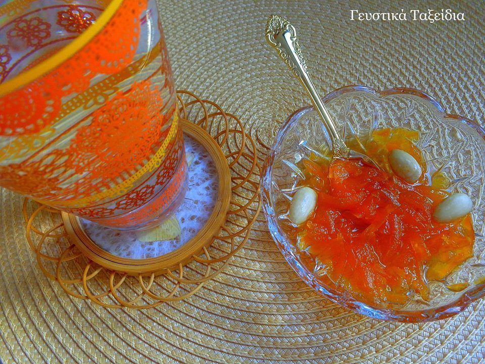 γλυκο κουταλιου καροτο-πορτοκαλι