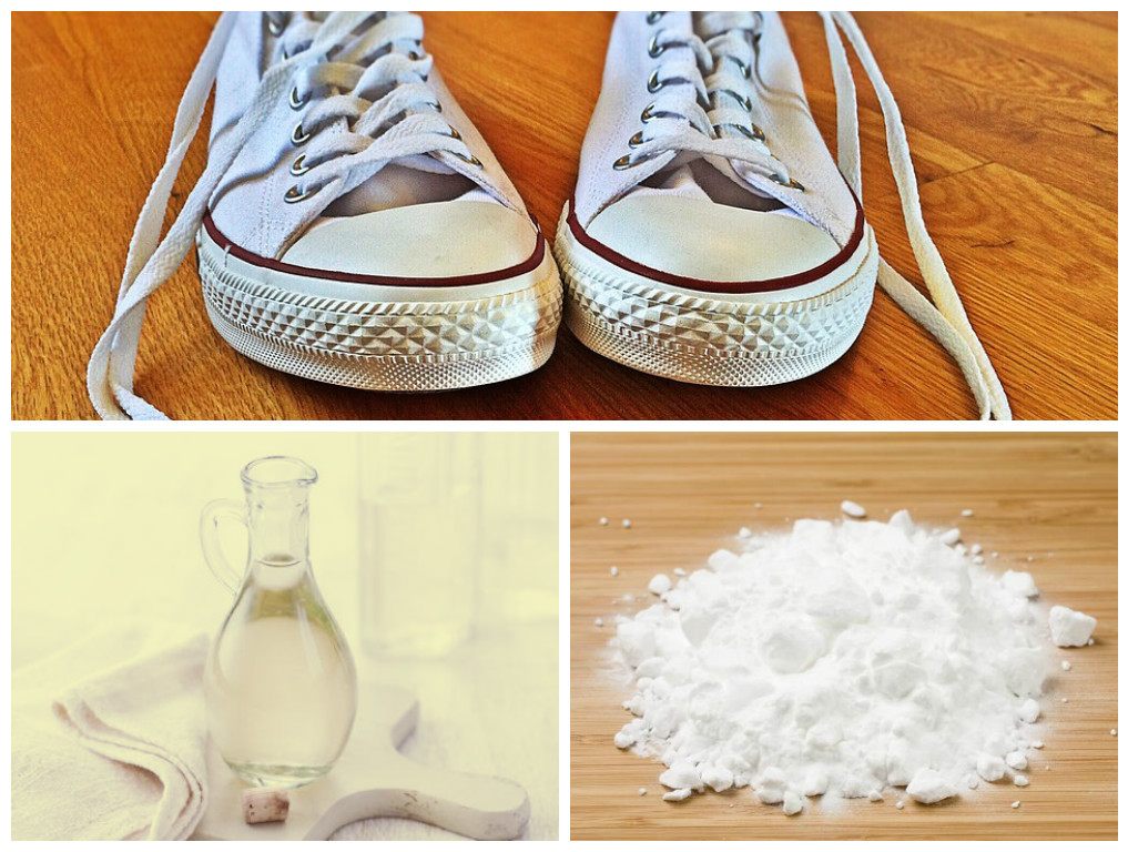 Κάντε τα βρώμικα λευκά παπούτσια σας να λάμψουν με 2 μόνο υλικά