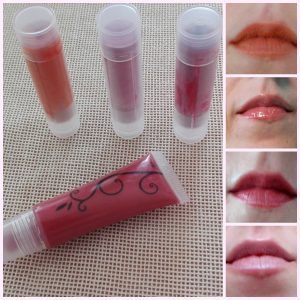 collage lipsticks