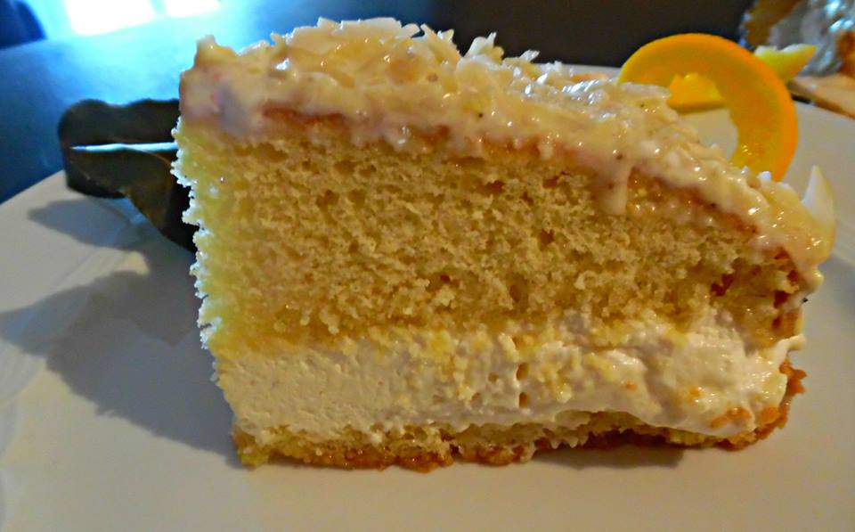 Τούρτα αμυγδάλου με πορτοκάλι της Έφης1