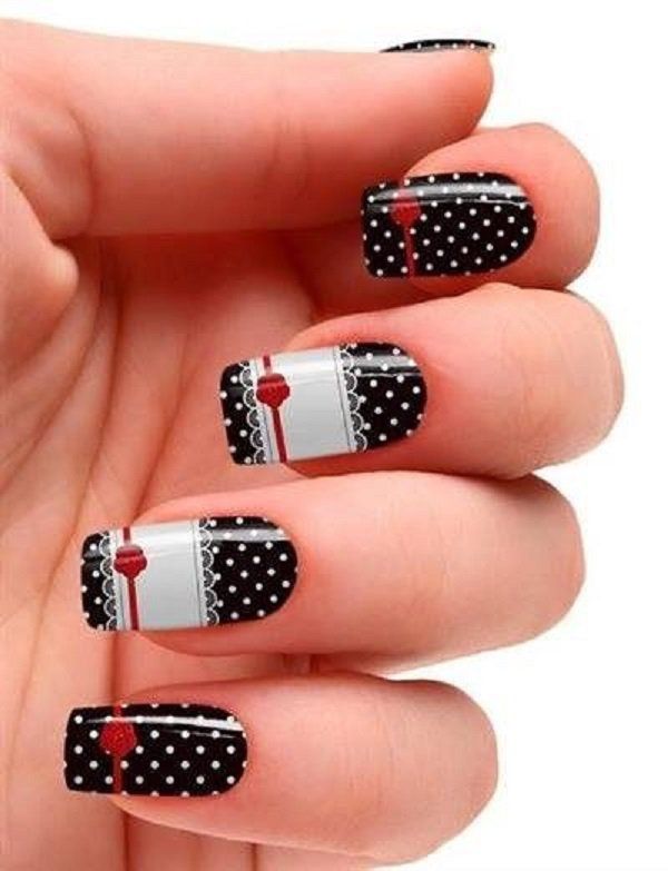 20 καταπληκτικά πουά σχέδια νυχιών 4 20-katapliktika-polka-dot-schedia-nichion2_