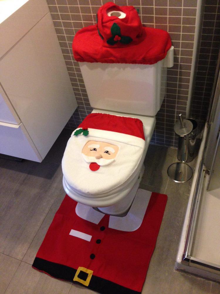 Ιδέες διακόσμησης του μπάνιου σας για τα Χριστούγεννα!!