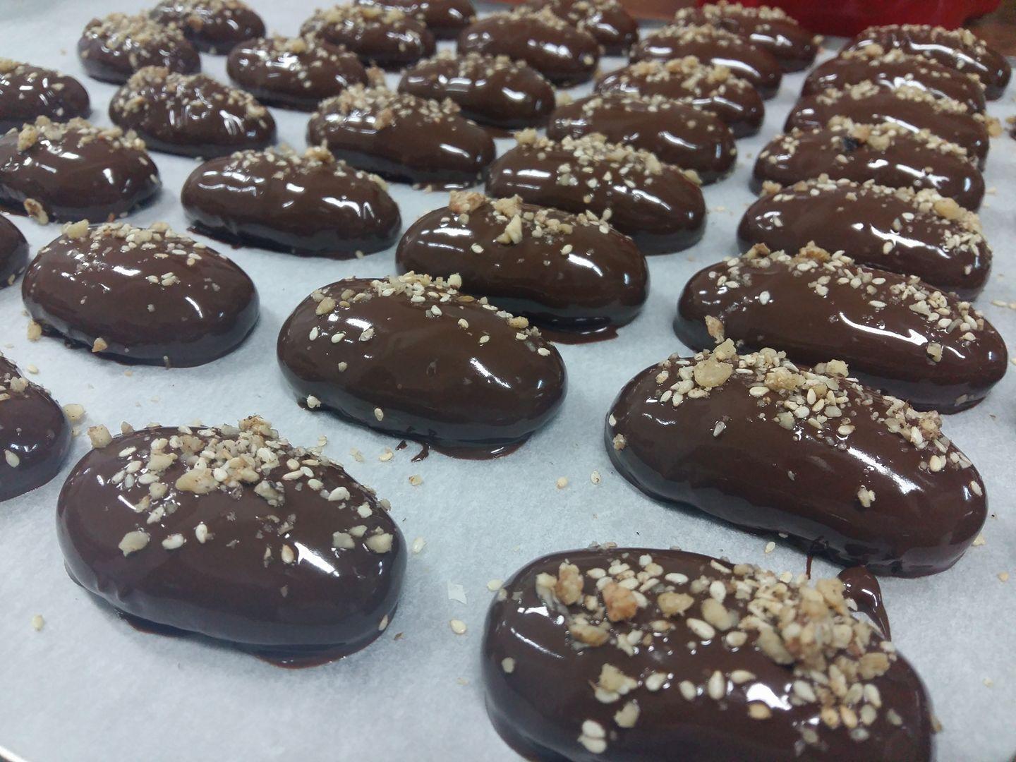 Σοκολατένια μελομακάρονα