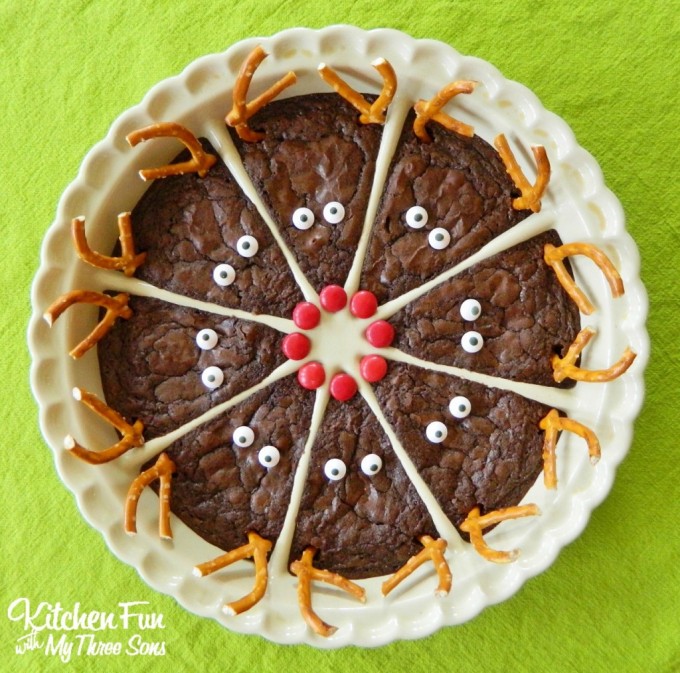 Φτιάξτε χαριτωμένους ταράνδους στα brownies σας!
