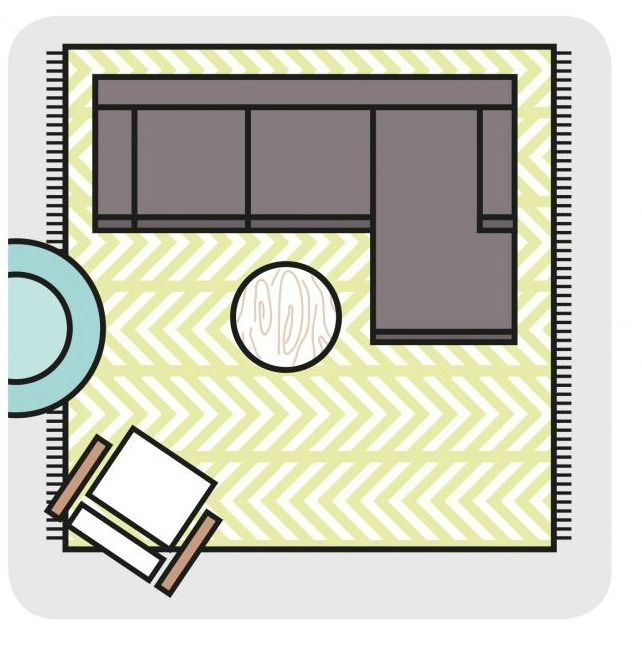 Σωστό στρώσιμο των χαλιών αν έχετε γωνιακό καναπέ