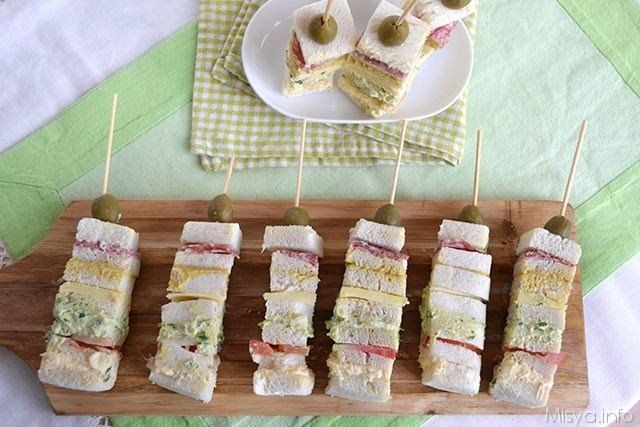 Σαντουϊτσάκια σουβλιστά! Το ορεκτικό που θα σας ξετρελάνει