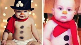 20 αποτυχημένες εορταστικές φωτογραφίες μωρών