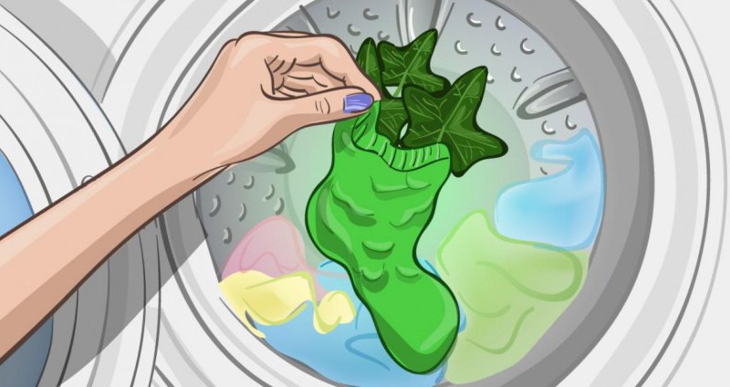 Bάζει μια κάλτσα με φύλλα μέσα στο πλυντήριο..δεν θα πιστεύετε τι θα γίνει..