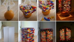Δείτε πως να φτιάξετε ένα πανέμορφο παιδικό φωτιστικό με κομματάκια Lego