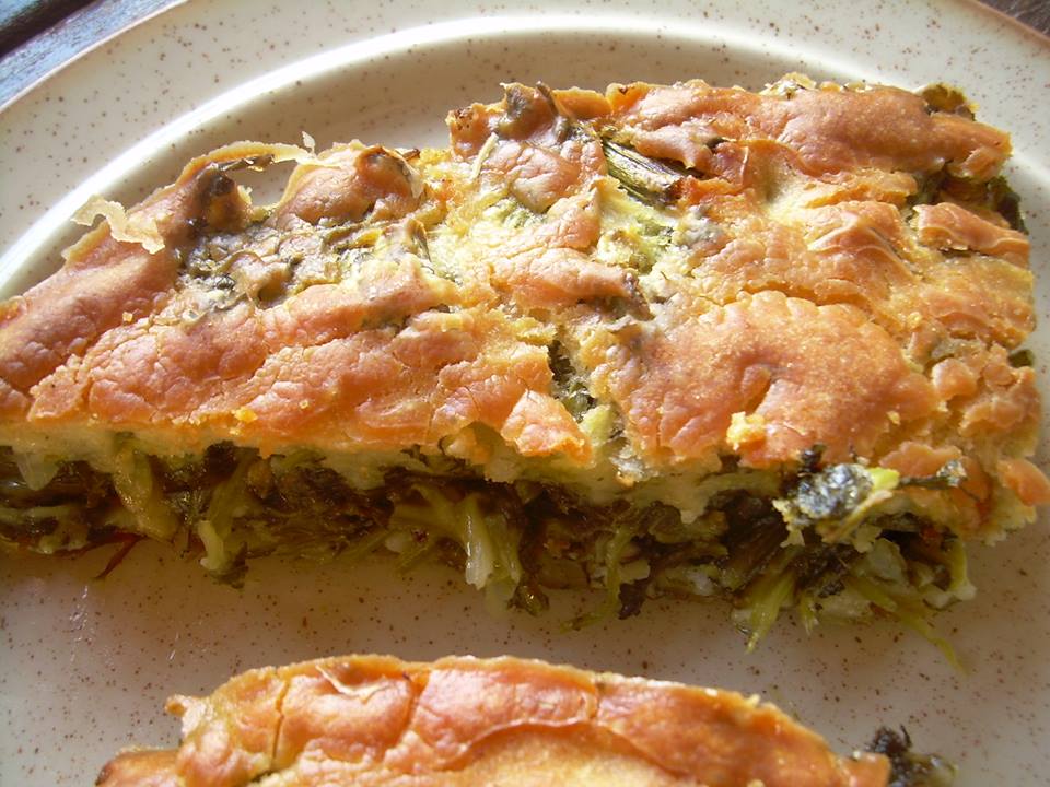 Λαχανόπιττα με χυλό - Aυθεντική χωριάτικη πίτα από την Κοκκινοράχη Γορτυνίας!