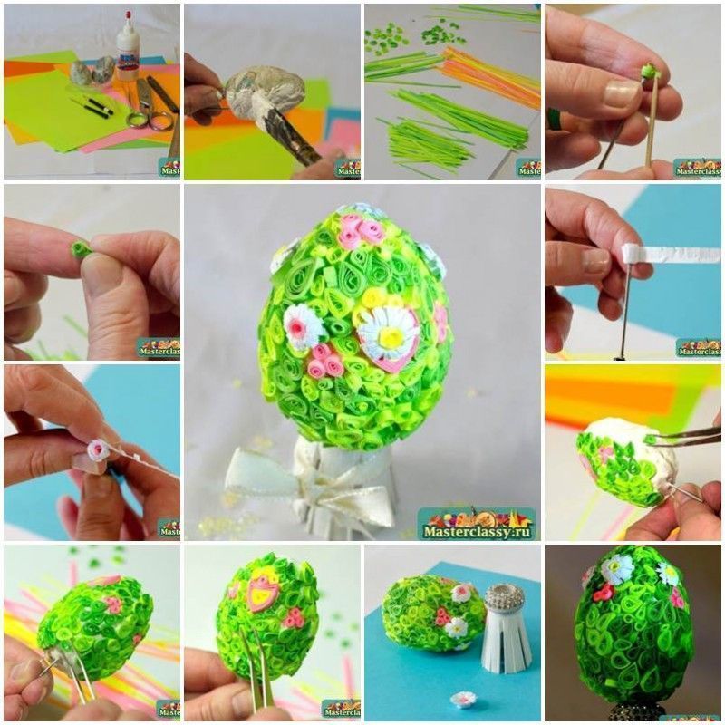 Φτιάξτε υπέροχα πασχαλινά αυγά με quilling! 3 αυγά με Quilling1