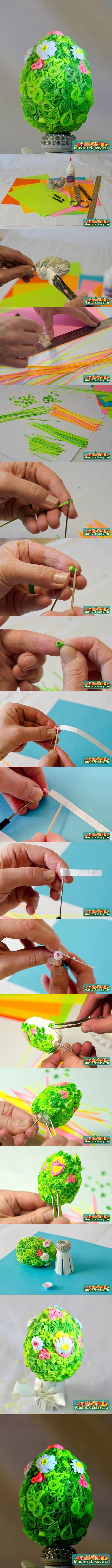 Φτιάξτε υπέροχα πασχαλινά αυγά με quilling! 2 αυγά με Quilling2