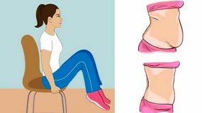 Καθίστε και χάστε κιλά!! Εξαφανίστε το λίπος της κοιλιάς με αυτές τις 5 ασκήσεις της καρέκλας!