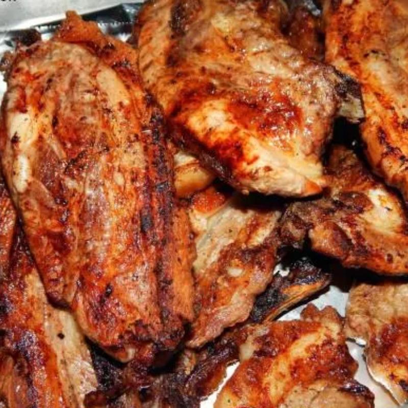 Χοιρινές γλυκόξινες μπριζόλες στο φούρνο ή στα κάρβουνα Χοιρινές γλυκόξινες μπριζόλες στο φούρνο ή στα κάρβουνα