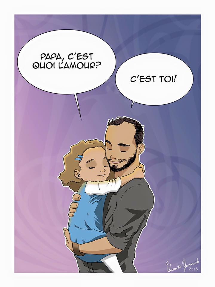 «Η ΑΓΑΠΗ είσαι ΕΣΥ»: Τα αισθήματα ενός μπαμπά μέσα απο μοναδικά σκίτσα