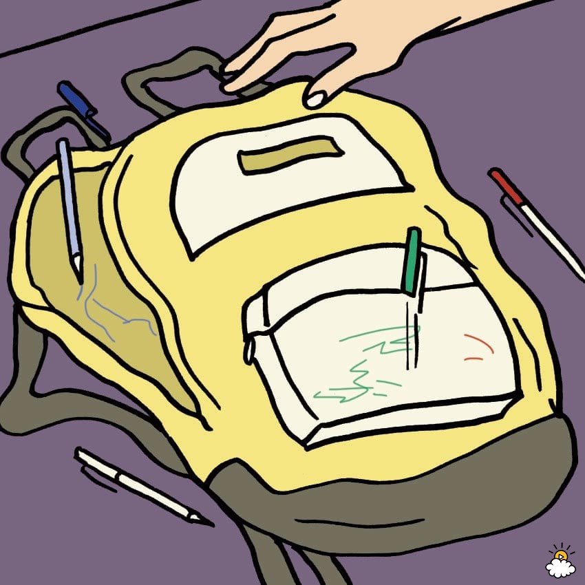 Πώς να αφαιρέσετε το μελάνι από τη σχολική τσάντα;