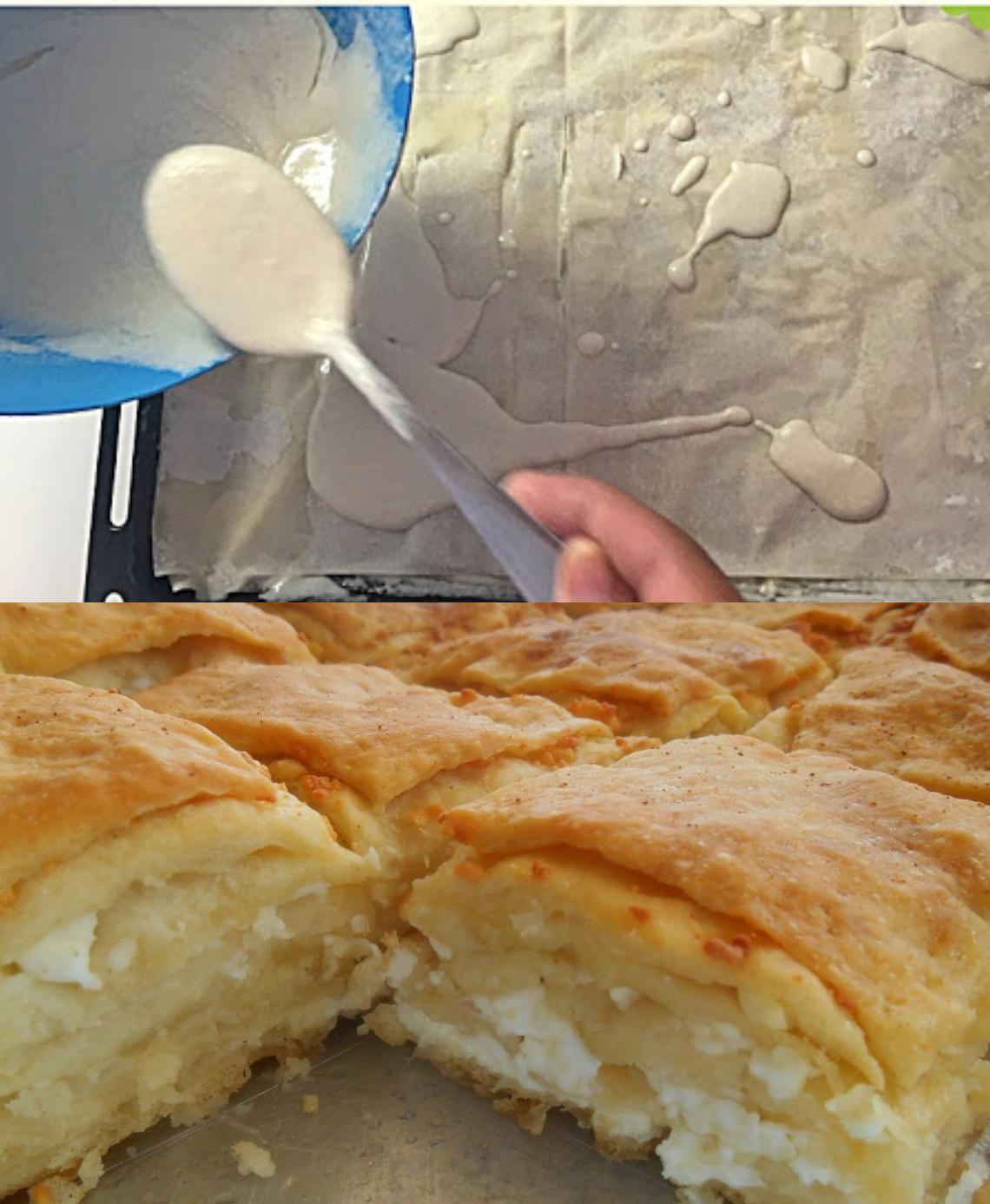 Ο Μαγικός χυλός !Kάντε μια πίτα με έτοιμο φύλλο, χρησιμοποιείστε τον και κάντε την να μοιάζει σαν να ανοίχτηκε με το χέρι