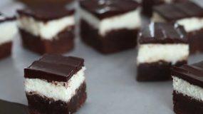 Σοκολατένιο γλύκισμα : Παστάκια με ινδοκάρυδο πολύ εύκολα