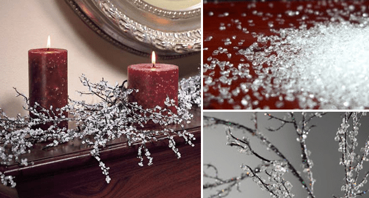 Πώς να φτιάξετε "Διαμαντένια" Χριστουγεννιάτικα Κλαδιά