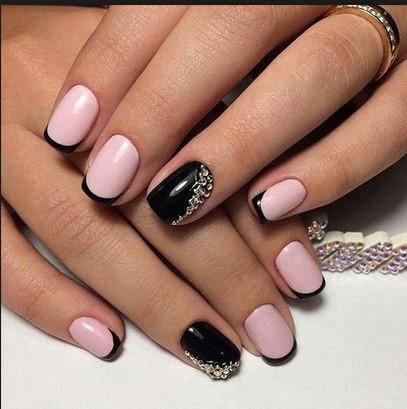 39 μοναδικές γιορτινές ιδέες για γαλλικό μανικιούρ!