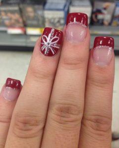 39 μοναδικές γιορτινές ιδέες για γαλλικό μανικιούρ!