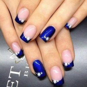 39 μοναδικές γιορτινές ιδέες για γαλλικό μανικιούρ!