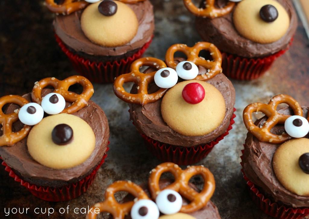 Υπέροχα cupcakes τάρανδοι για να σας μείνουν αυτές οι γιορτές αξέχαστες!