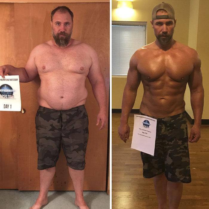 O πατέρας αυτός κατάφερε και έχασε 38 κιλά και έγινε φέτες για έναν απίθανο λόγο!