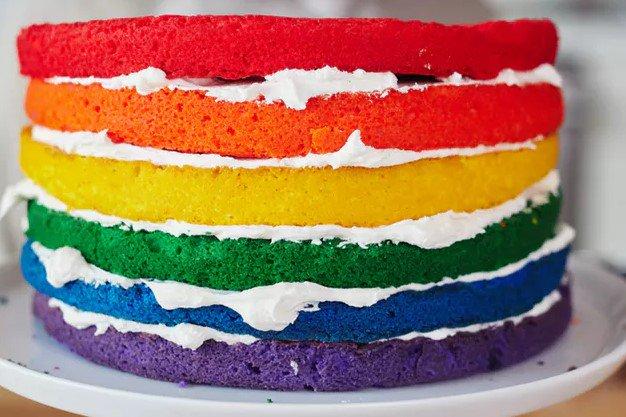 Πως να φτιάξεις την πιο εντυπωσιακή τούρτα ουράνιο τόξο!