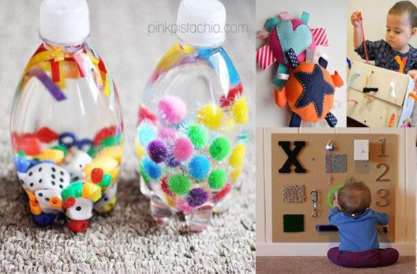 Φτιάξτε εύκολα μόνοι σας παιχνίδια για μωρά με υλικά που έχετε στο σπίτι σας!