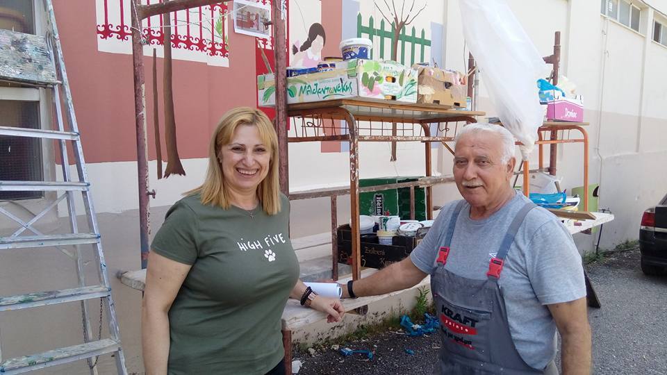 Παππούς "ζωντάνεψε" το παλιό αλφαβητάρι στους τοίχους ενός σχολείου στην Πάτρα! 7 παππους ζωντανεψε το αλφαβηταρι7 1