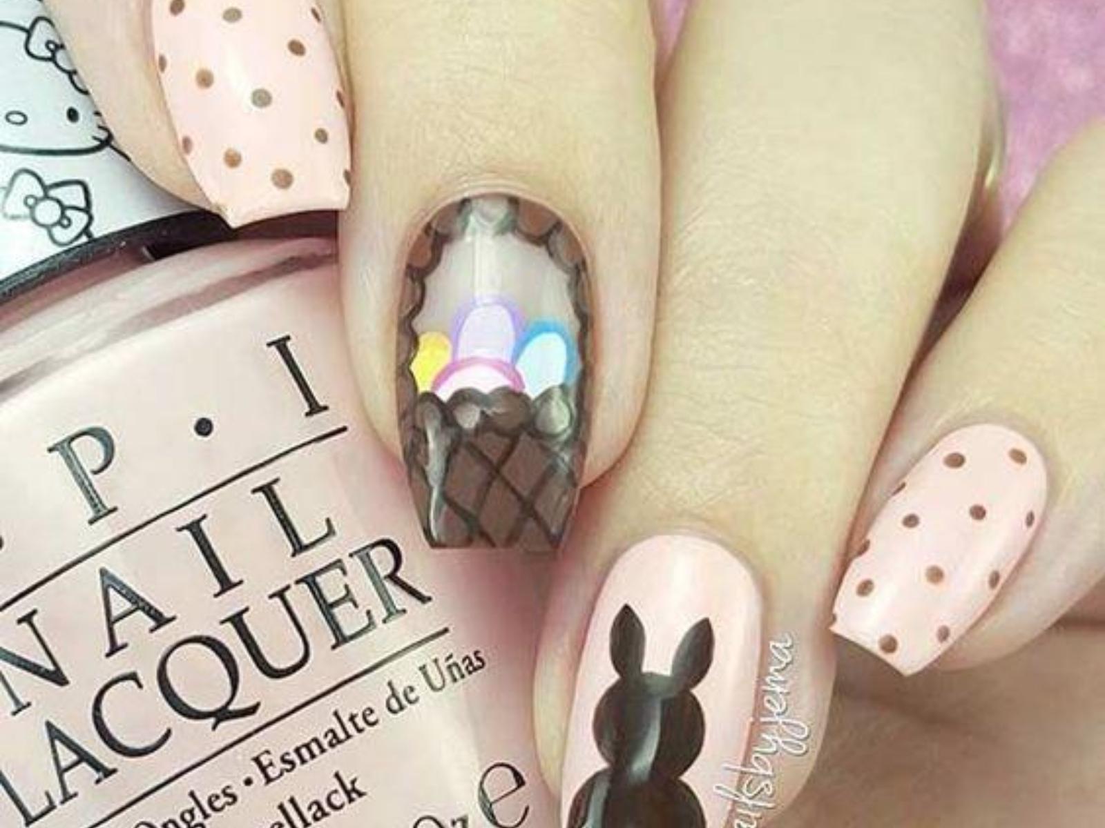 Υπέροχες ιδέες για χαριτωμένα πασχαλινά σχέδια νυχιών!