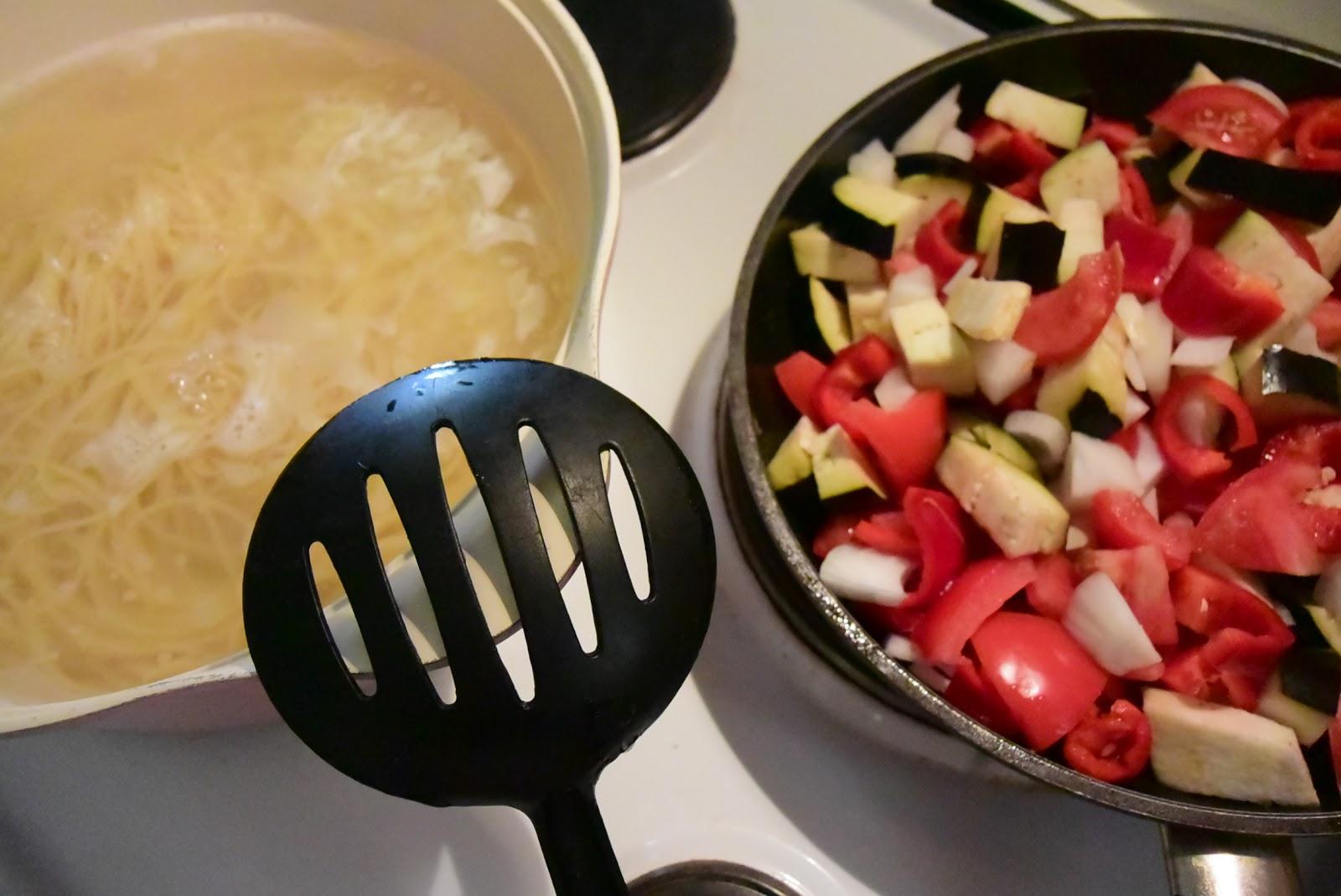 Συνταγή για λαχταριστά μακαρόνια με λαχανικά