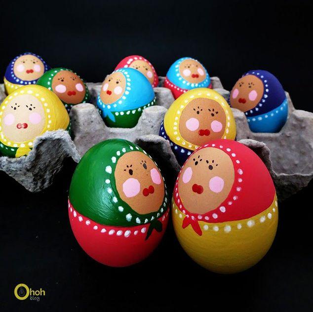 Πως να φτιάξετε χαριτωμένα πασχαλινά αυγά μπαμπούσκες!