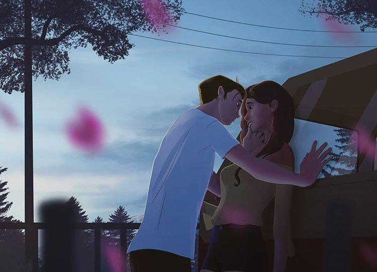 Ζωγράφος απεικονίζει συναισθήματα που θα φέρουν αναμνήσεις σε όποιον έχει ερωτευτεί