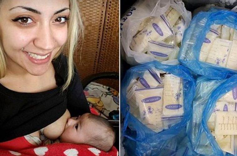 Νεαρή Κύπρια δίνει το μητρικό της γάλα σε μποντιμπιλντεράδες και σε μαμάδες που το έχουν ανάγκη