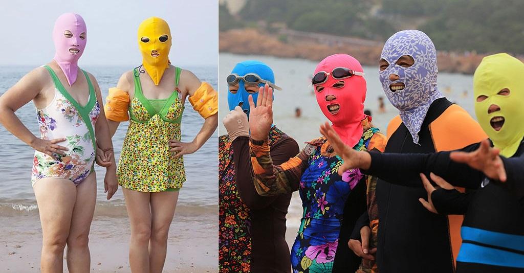 Το facekini ή αλλιώς φατσακίνι, είναι η νέα μόδα μόδα στα μαγιό που έχει ξετρελάνει τις γυναίκες στην Ασία