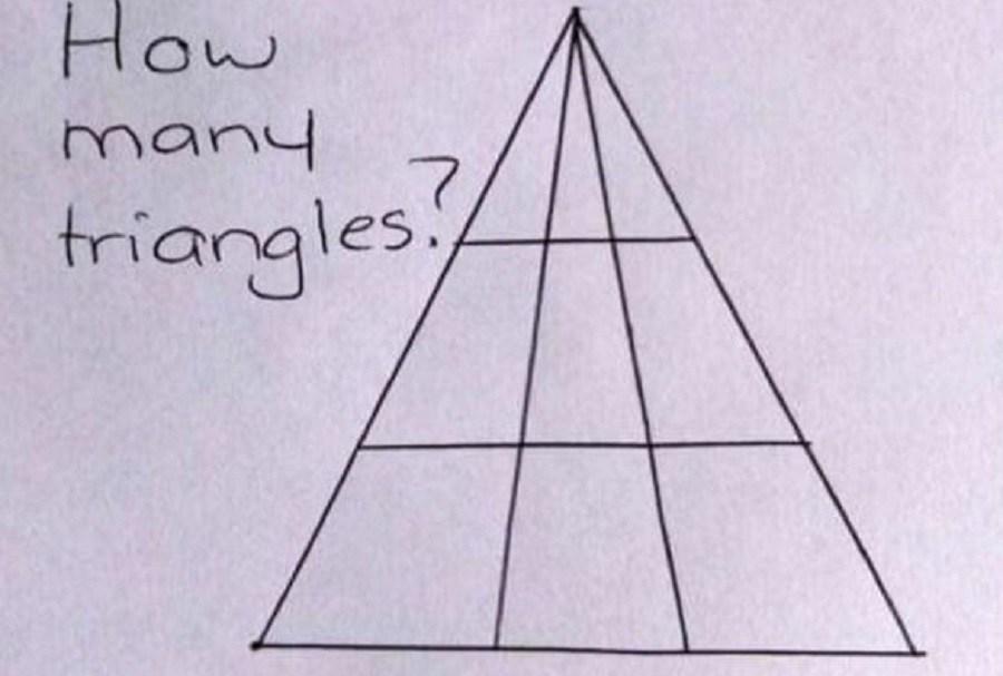Ο γρίφος που έγινε viral! Πόσα τρίγωνα βλέπεις στην εικόνα;
