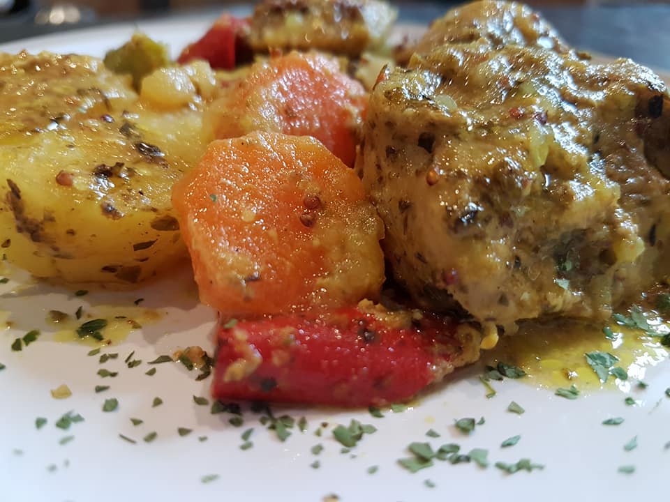 Ψαρονέφρι με πατάτες στη γάστρα!!!Ένα φαγητό λουκούμι σκέτο!!