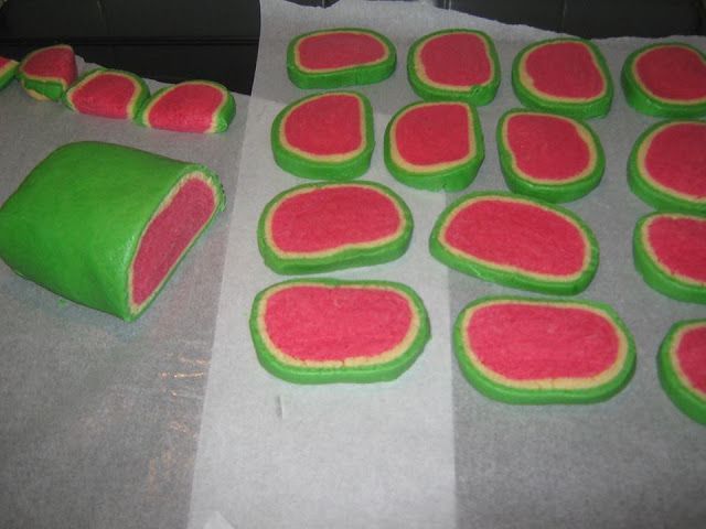 Μπισκοτάκια καρπουζι μια τέλεια ιδέα για παιδικό πάρτι!