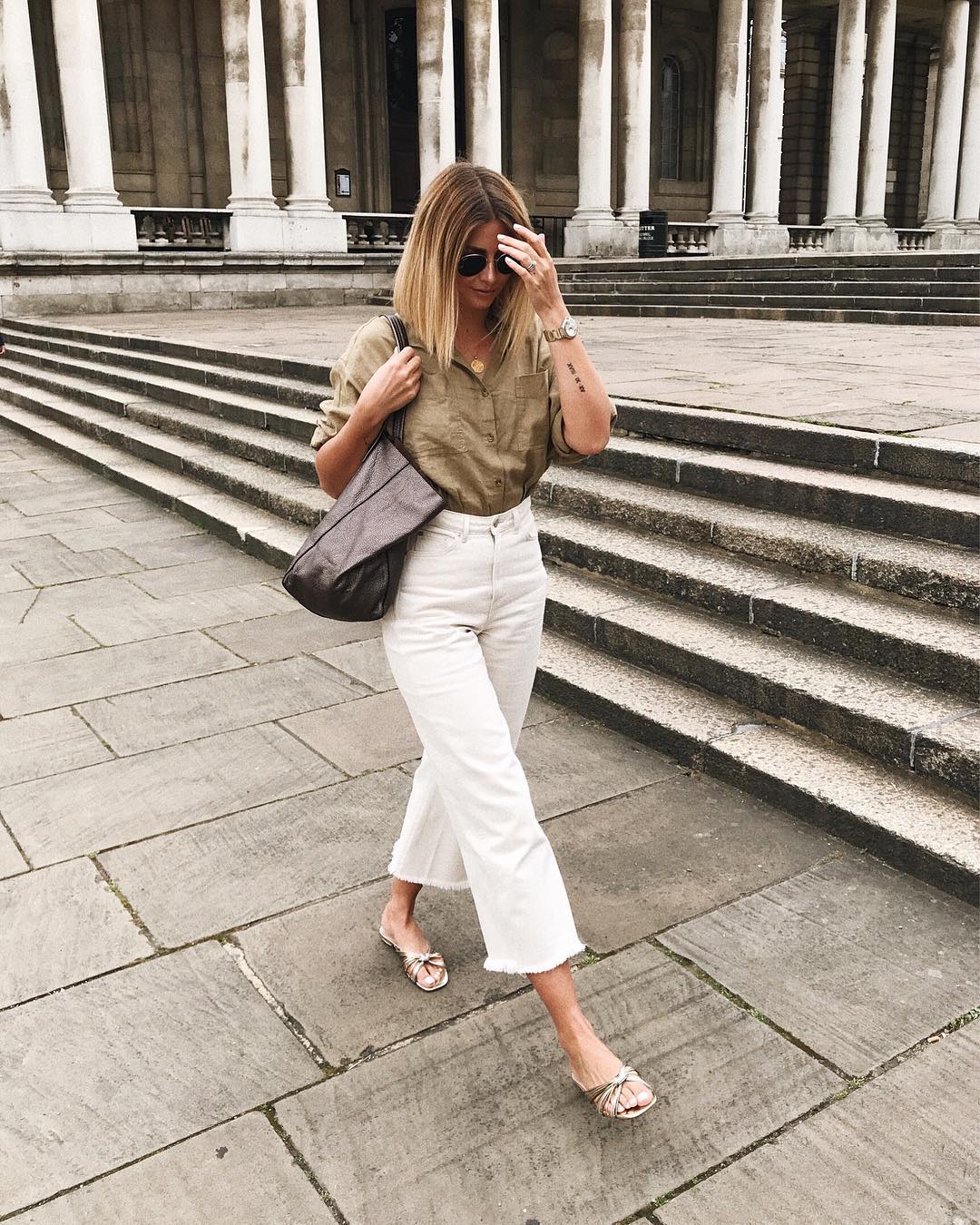 4+1 κομψοί τρόποι για να φορέσεις το λευκό παντελόνι αυτό το καλοκαίρι!