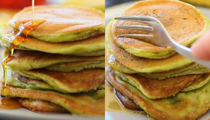 Υγιεινά Pancakes με αβοκάντο και μπανάνα