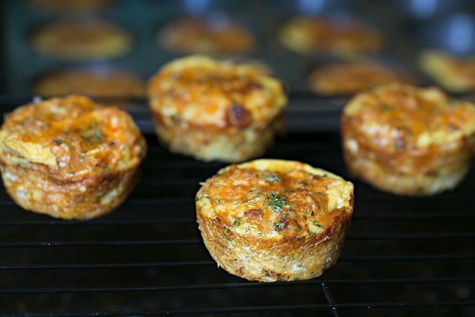 Υπέροχα Muffins με κιμά κοτόπουλο και βρώμη