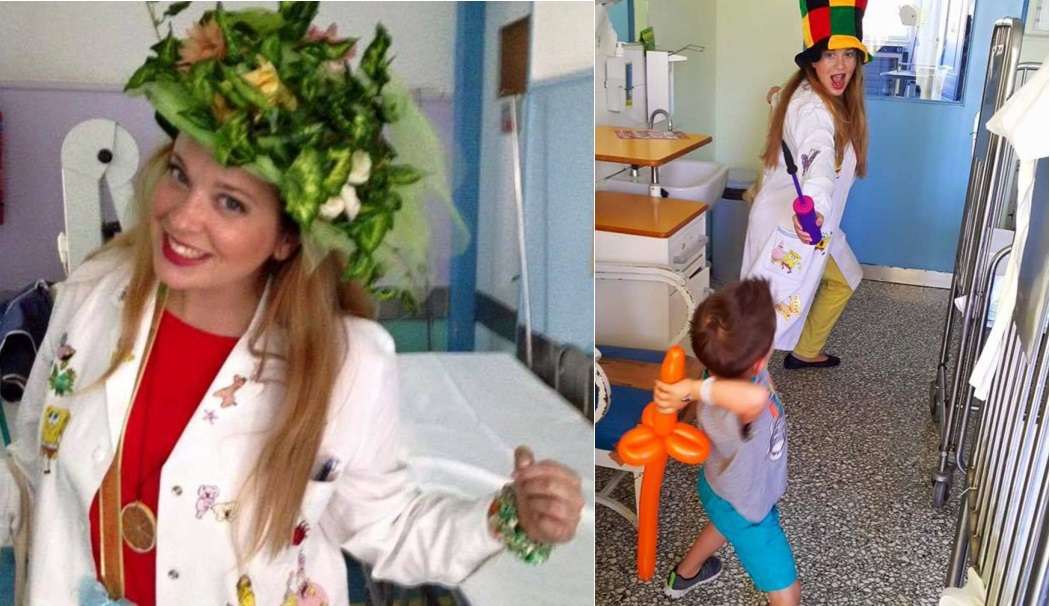 Αυτή είναι η μοναδική γιατρός κλόουν στην Ελλάδα με σκοπό να κάνει τα άρρωστα παιδιά να χαμογελούν