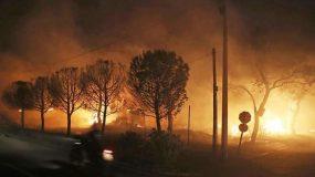 Φωτιές στην Αττική: Πάνω από 24 οι νεκροί, 118 τραυματίες και 8 μέτωπα που μαίνονται ανεξέλεγκτα
