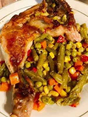Συνταγή για παιδιά: Κοτόπουλο με ανάμεικτα λαχανικά στον φούρνο !!!